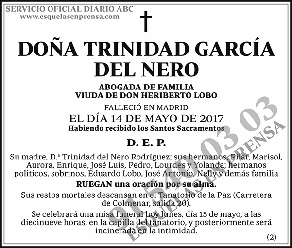 Trinidad García del Nero
